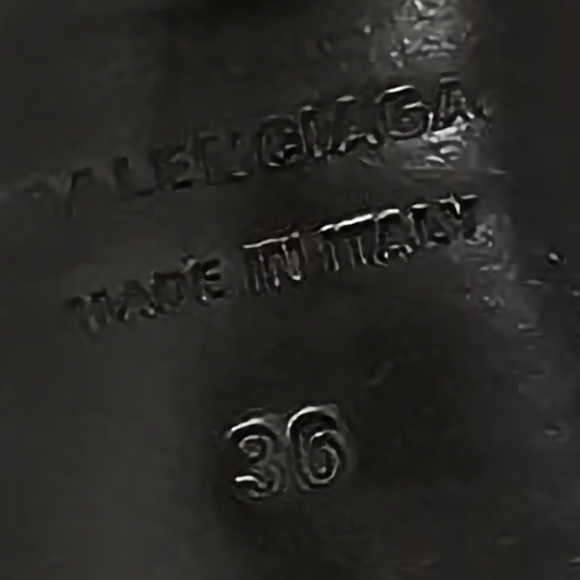 Balenciaga Drapy Red Twisted Leather Knife Open Toe Mule Pumps SZ 36 - Picture 12 of 12